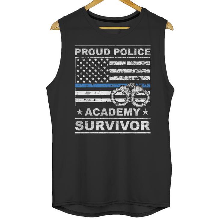 Proud Police Academy Survivor Graduation Unisex Tank Top