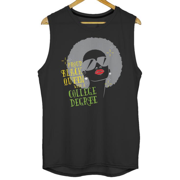 Proud Queen College Graduation Unisex Tank Top