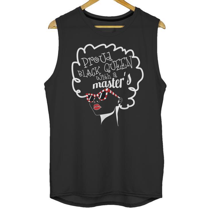 Proud Queen Masters Degree Graduation Women MSW Unisex Tank Top