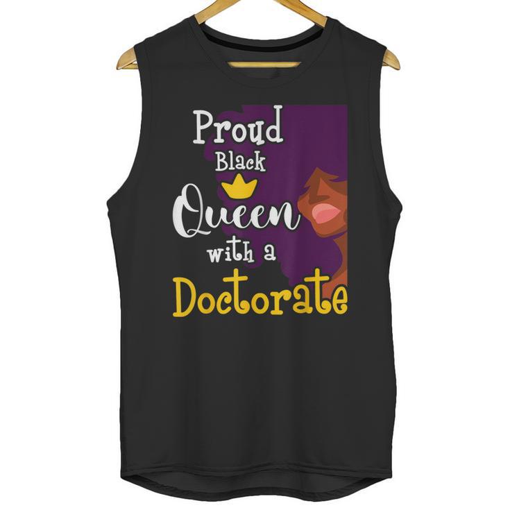 Proud Queen PhD Graduate PhD Graduation Doctorate Unisex Tank Top