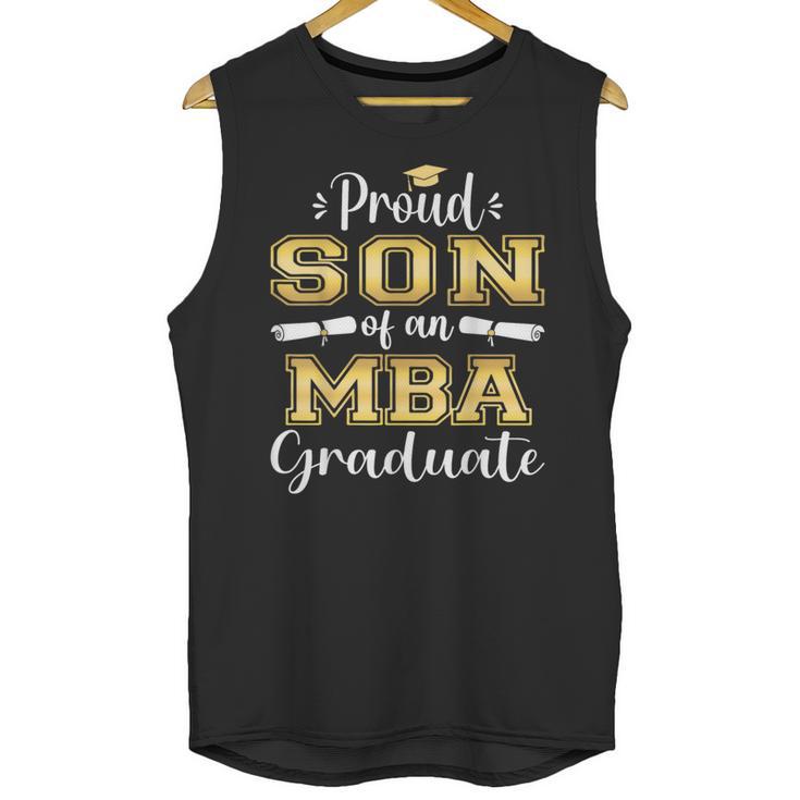 Proud Son Of 2023 Class MBA Graduate Family Graduation Unisex Tank Top