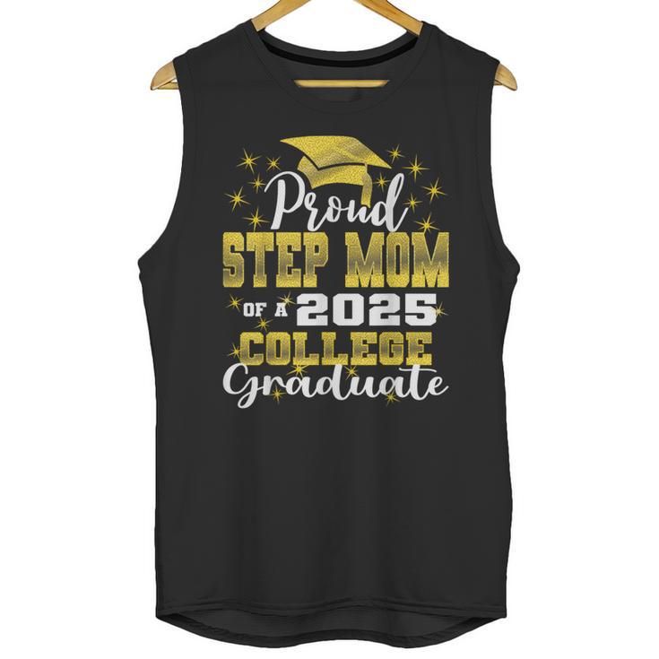 Proud Step Mom Of 2025 College Graduate Family 24 Graduation Unisex Tank Top