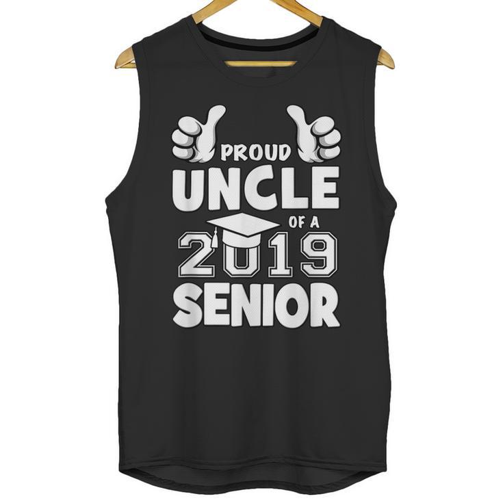 Proud Uncle Of A 2019 Senior School Graduation Shirt Unisex Tank Top