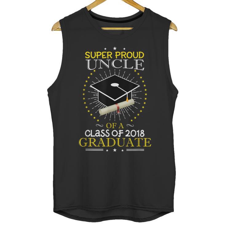 Proud Uncle The Class Of 2018 Graduate Graduation Shirt S2 Unisex Tank Top
