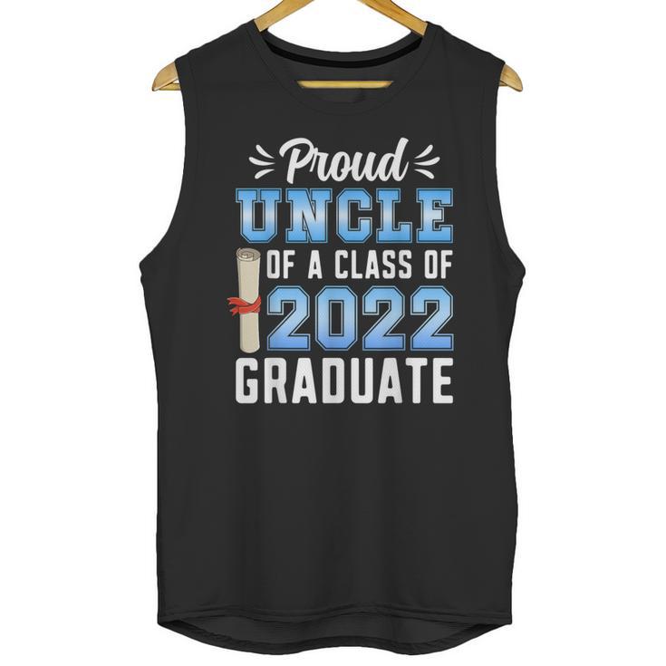 Proud Uncle Of A Class Of 2022 Graduate 22 Senior Graduation Unisex Tank Top