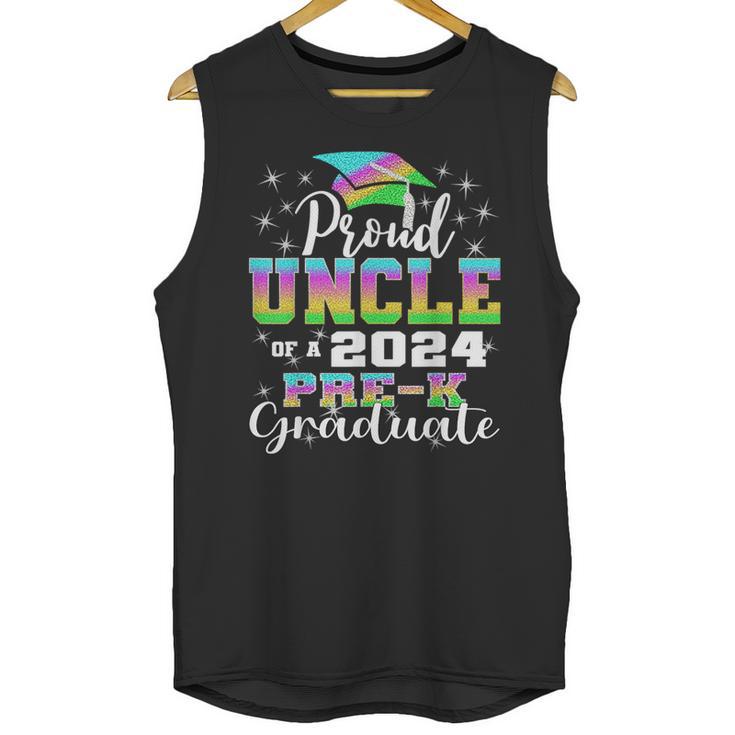 Proud Uncle Of PreK School Graduate 2024 Graduation Uncle Unisex Tank Top