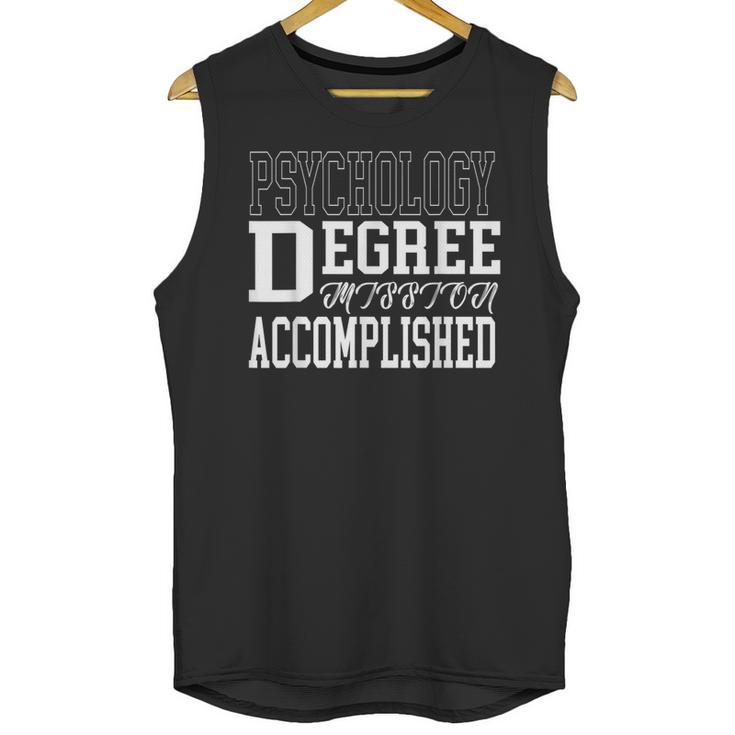 Psychology Degree For College Graduation Tee T-Shirt Unisex Tank Top