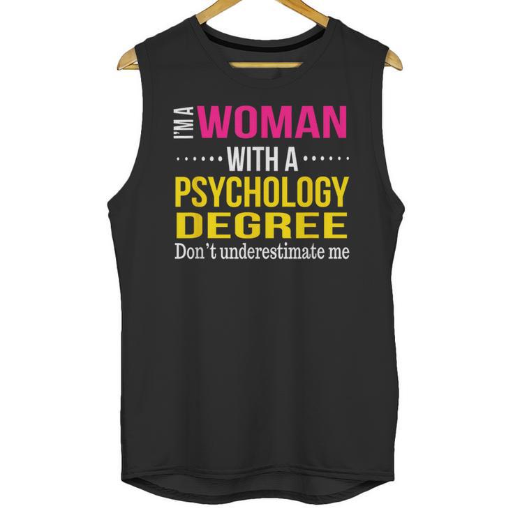 Psychology Degree Major Graduation 2024 Psychologist PsyD Unisex Tank Top
