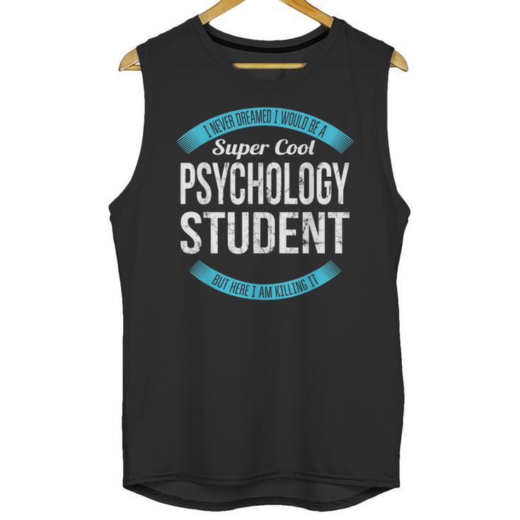 Psychology Student Tshirt Graduation Unisex Tank Top