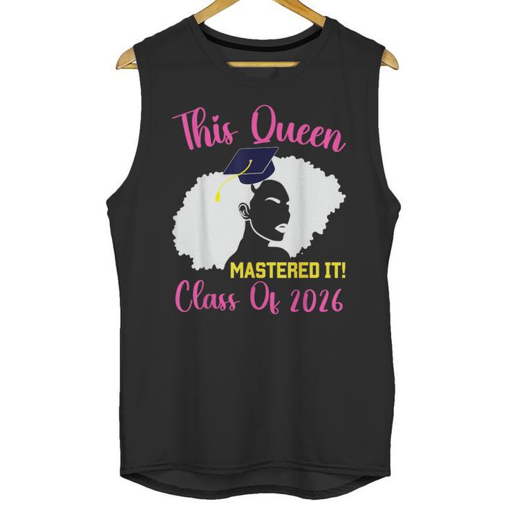 This Queen Mastered It Masters Graduation Class Of 2026 Unisex Tank Top