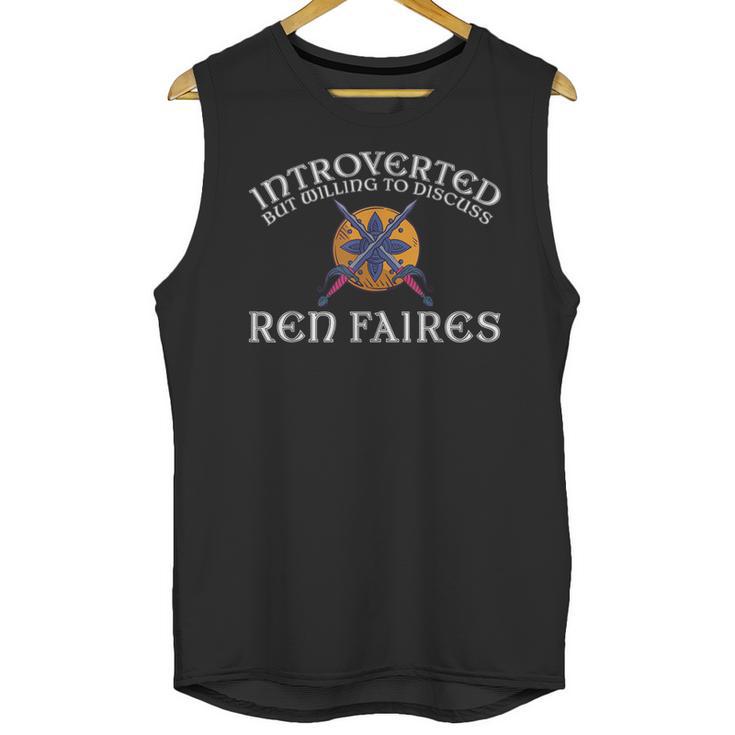 Renaissance Festival Introvert Medieval Ren Faire Unisex Tank Top