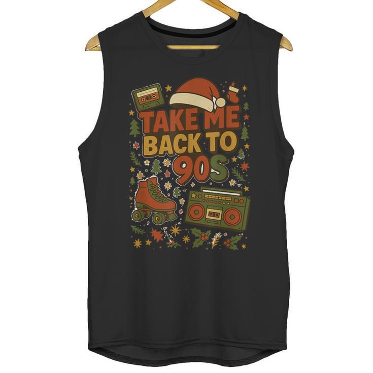 Retro 90s 80s Baby Christmas Holiday Nostalgia Unisex Tank Top