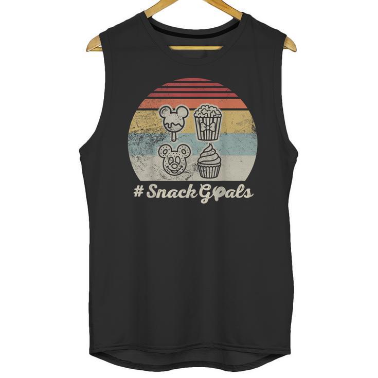 Retro Snack Goals Icon Nostalgia Unisex Tank Top