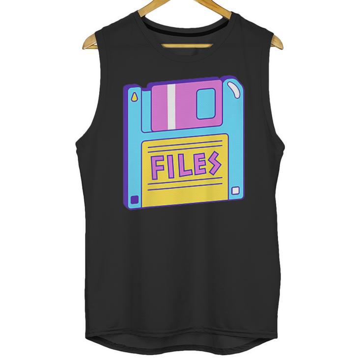 Retro TechnologyOld School Floppy Nostalgia 90s Generation Unisex Tank Top