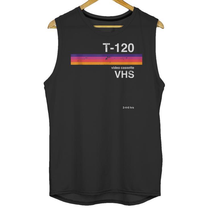 Retro VHS Tape 80s 90s Nostalgia For Movie Fans Unisex Tank Top