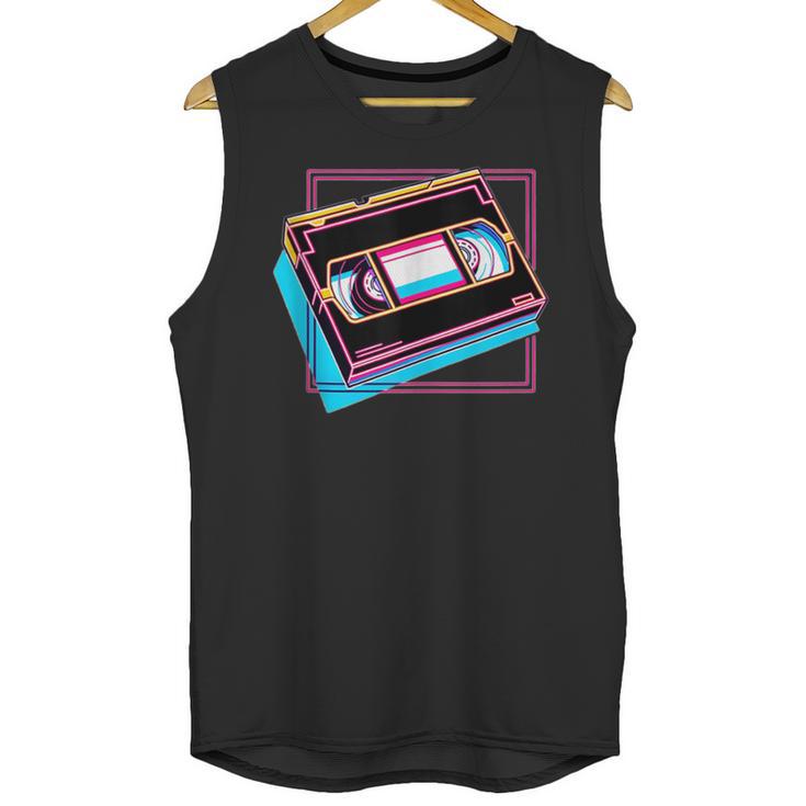 Retro VHS Vaporwave Video Cassette Nostalgia Geek Chic Unisex Tank Top