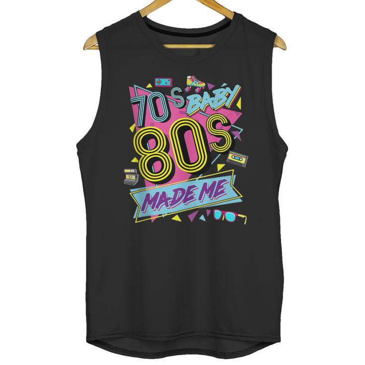 Retro Vintage 70's Baby 80's Made Me Nostalgia Classic Unisex Tank Top