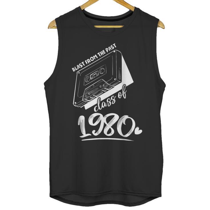Reunion Class Of 1980 School Graduation Blast From The Past Unisex Tank Top
