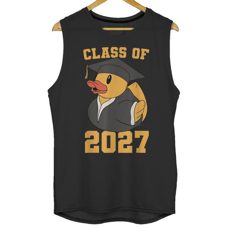 Rubber Duck Class Of 2027 Senior 2027 Graduation Year Senior Unisex Tank Top