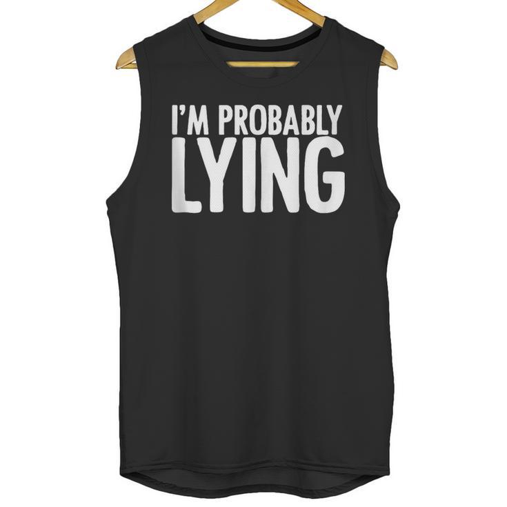 Sarcasm Humor Sassy Quote For Introvert People Unisex Tank Top