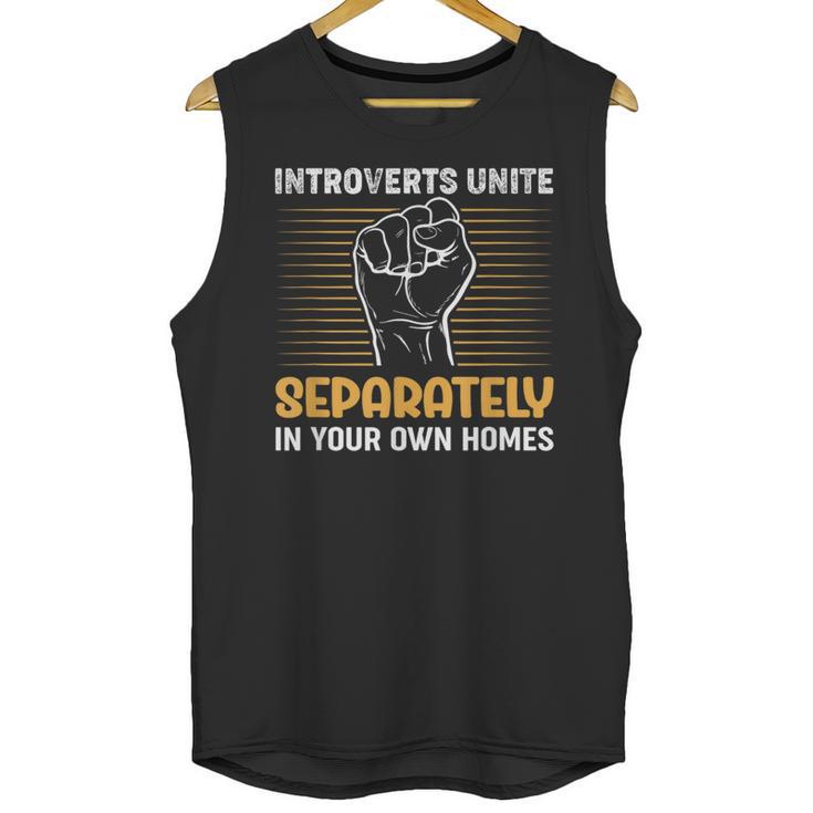 Sarcastic Anti Social Introvert Social Interaction Unisex Tank Top