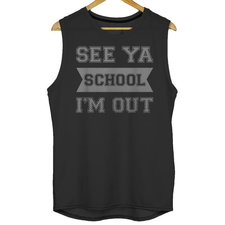 See Ya Elementary School Graduation Shirt Unisex Tank Top