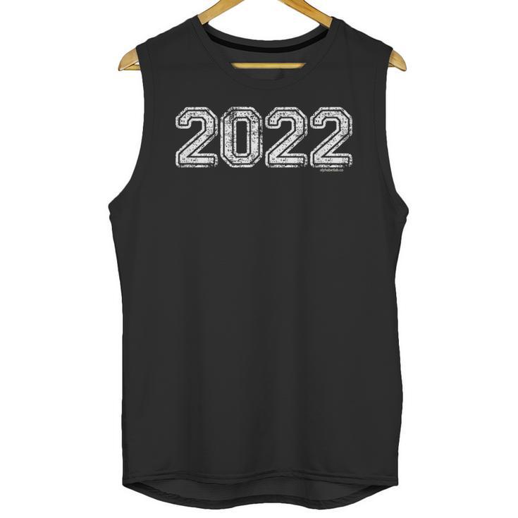 Senior 2022 Graduation Vintage For Him Her Class Of 2022 Unisex Tank Top