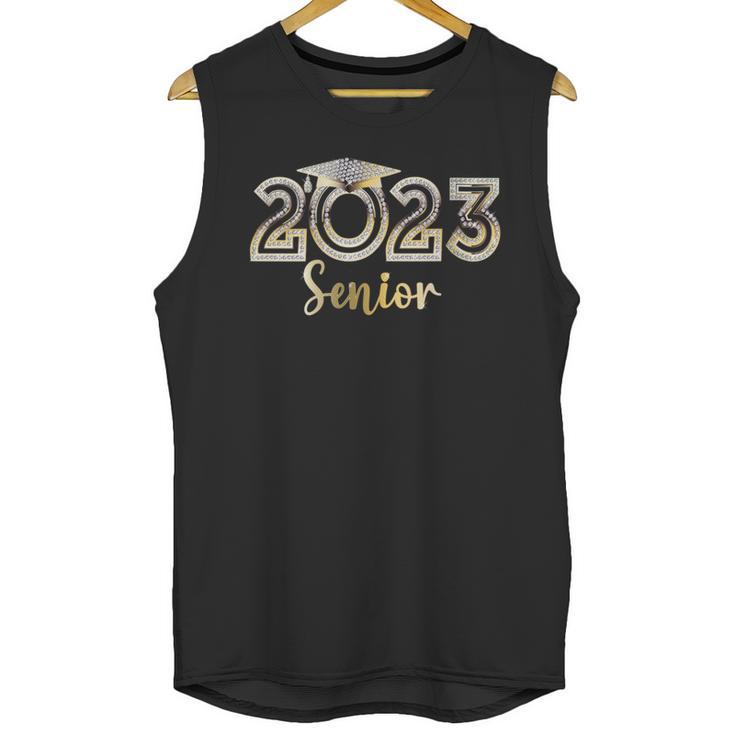 Senior 2023 Elegant Bling Graduation Senior 2023 Graduate Unisex Tank Top