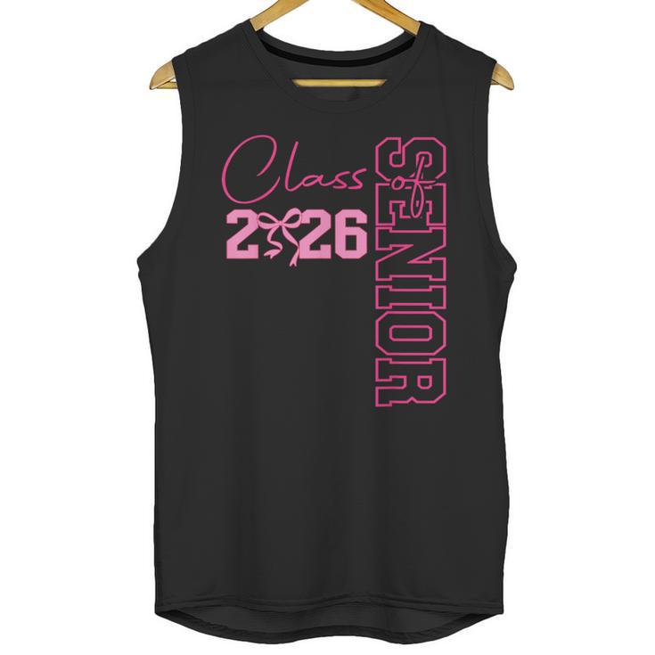 Senior 2026 Class Of 2026 Coquette Bow Graduation 2026 Unisex Tank Top