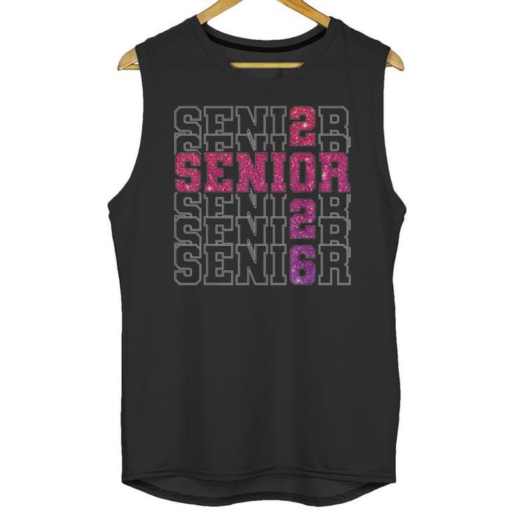 Senior 2026 Class Of 2026 Graduation 2026 Pink Girl Women Unisex Tank Top