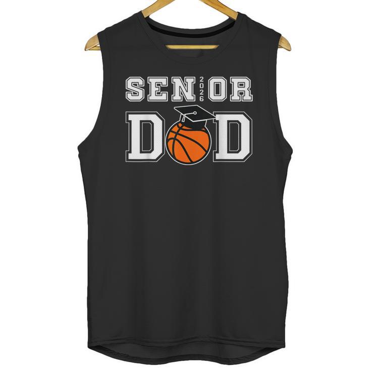 Senior 2026 Dad Basketball Graduation Unisex Tank Top