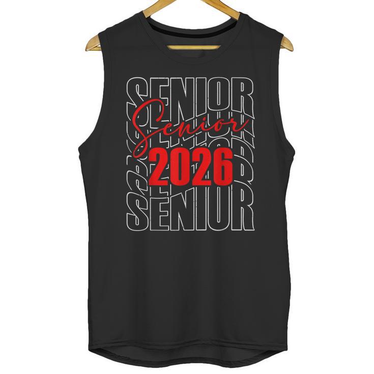 Senior 2026 Retro Class Of 2026 Graduation For Students Unisex Tank Top