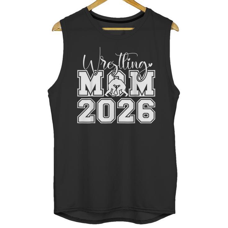 Senior 2026 Wrestling Mom Proud Senior 2026 Mom Graduation Unisex Tank Top