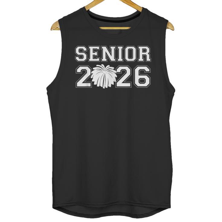 Senior Cheerleader Cheer Class Of 2026 Graduation Graduate Unisex Tank Top