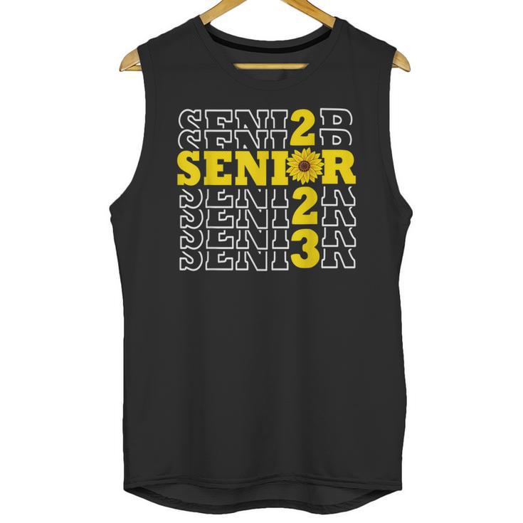 Senior Class Of 2023 Sunflower Graduation Seniors 23 Unisex Tank Top