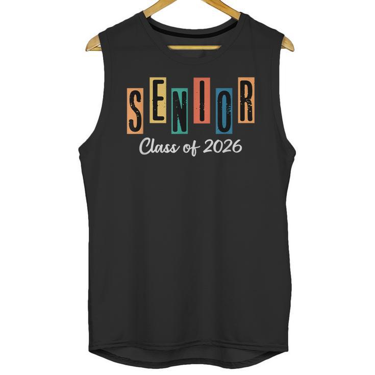 Senior Class Of 2026 Women Men Graduation Class Of 2026 Unisex Tank Top