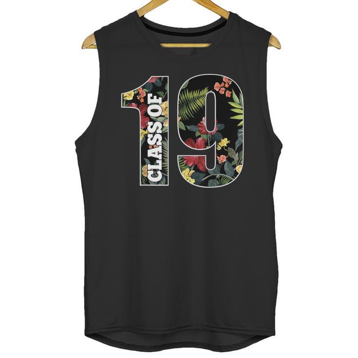 Senior Floral Class Of 2019 Shirt Graduation Idea Unisex Tank Top