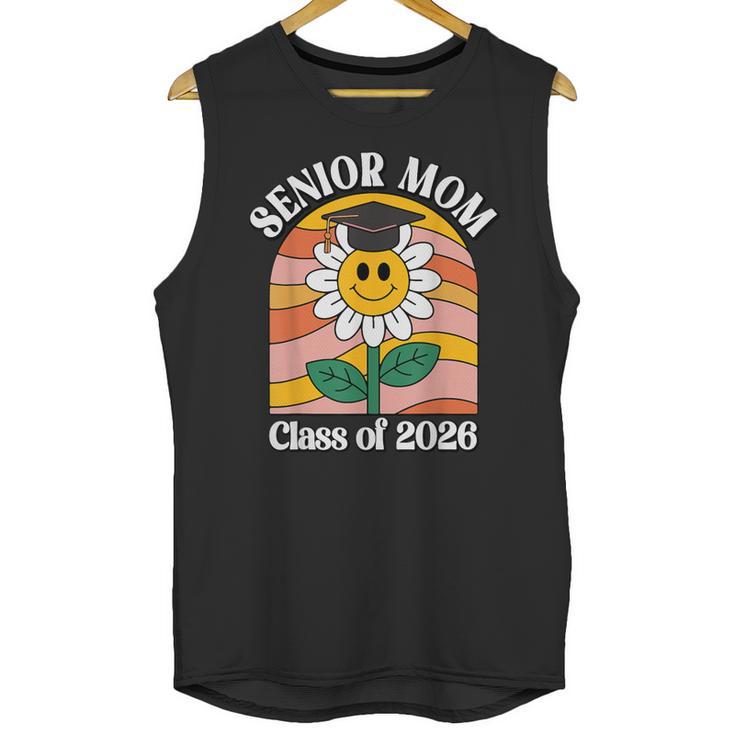 Senior Mom Class Of 2026 Daisy Flower Retro Graduation Unisex Tank Top