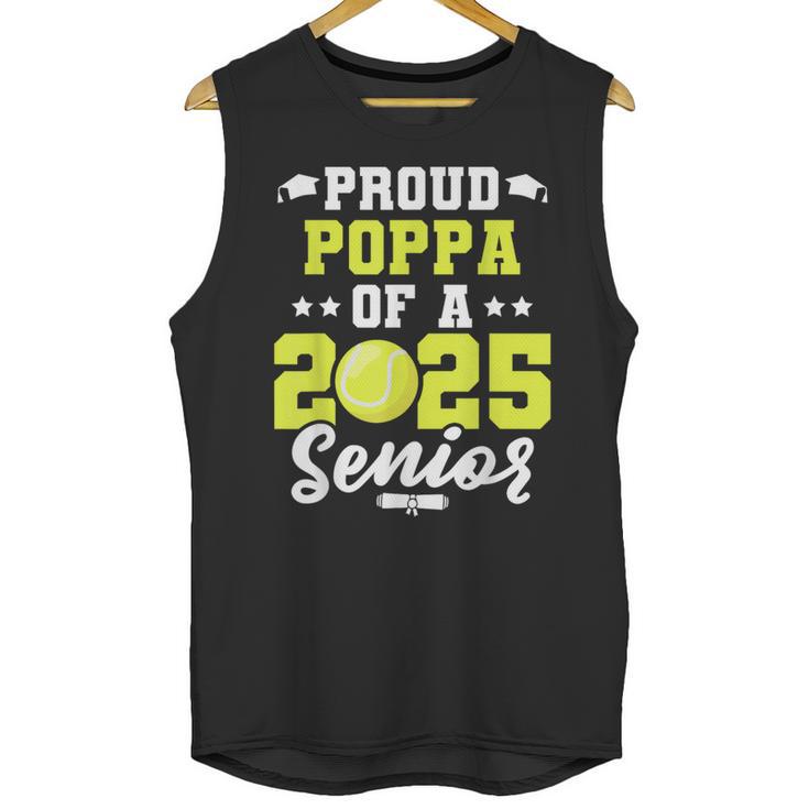 Senior Poppa 2025 Tennis Class Of 2025 Graduation Unisex Tank Top