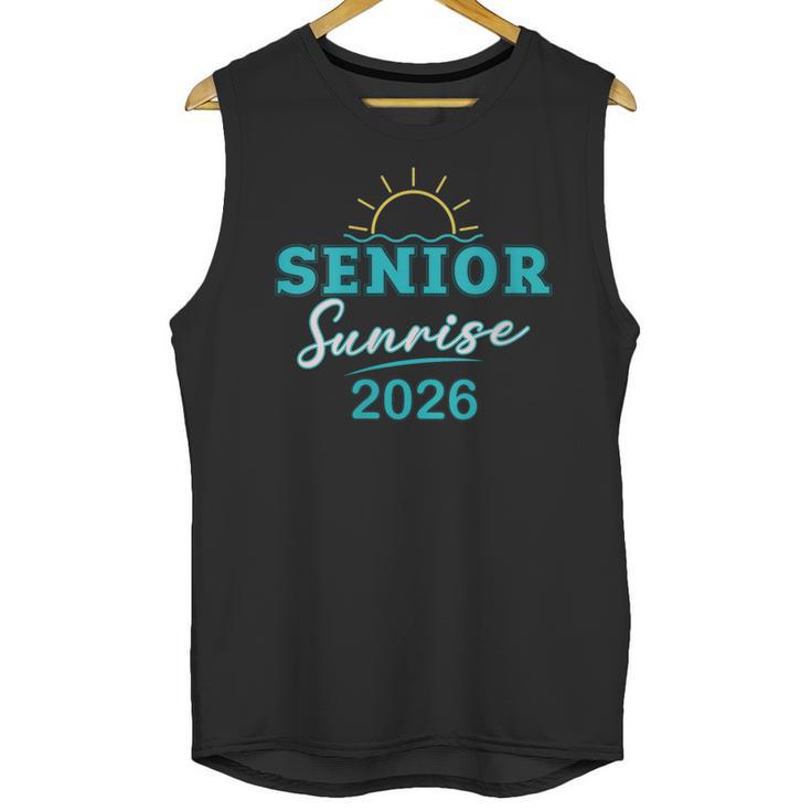 Senior Sunrise Class Of 2026 Vintage Graduation High School Unisex Tank Top