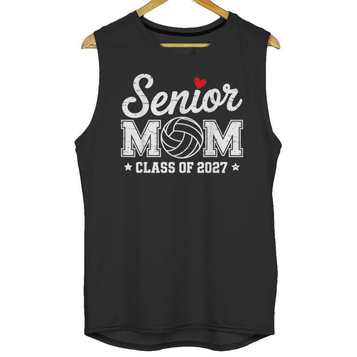 Senior Volleyball Mom Class Of 2027 Graduation Graduate Unisex Tank Top