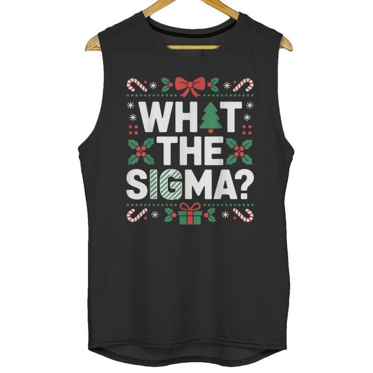 What The Sigma Christmas Party Outfit For Introverts Unisex Tank Top