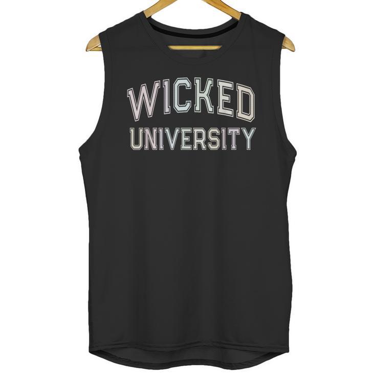 Silly WICKED UNIVERSITY Introvert Salem 1692 Senior 2025 Unisex Tank Top