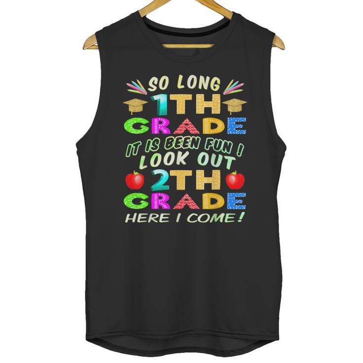 So Long 1st Grade 2nd Grade Here I Come Graduation 2022 Unisex Tank Top