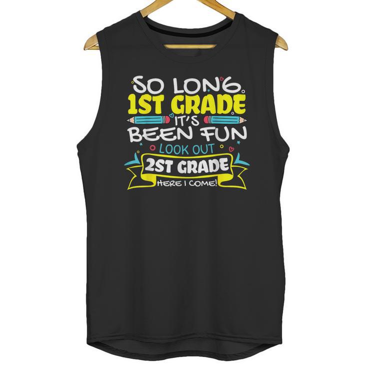 So Long 1st Grade 2nd Grade Here I Come School Graduation Unisex Tank Top