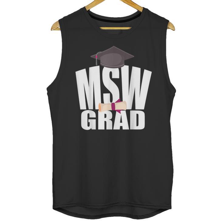 Social Work MSW Graduation Masters Degree Worker 2020 Unisex Tank Top