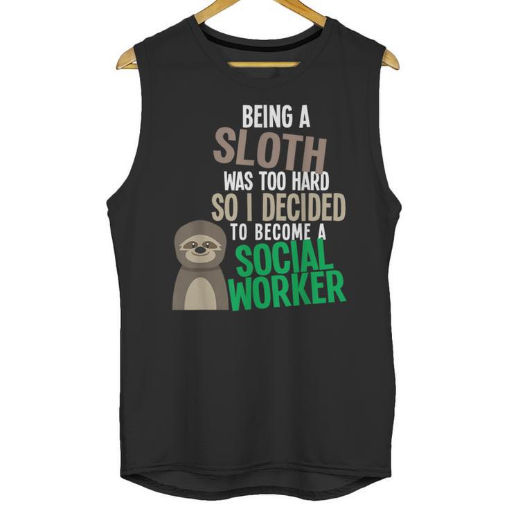Social Work Student Masters Degree Graduation Unisex Tank Top