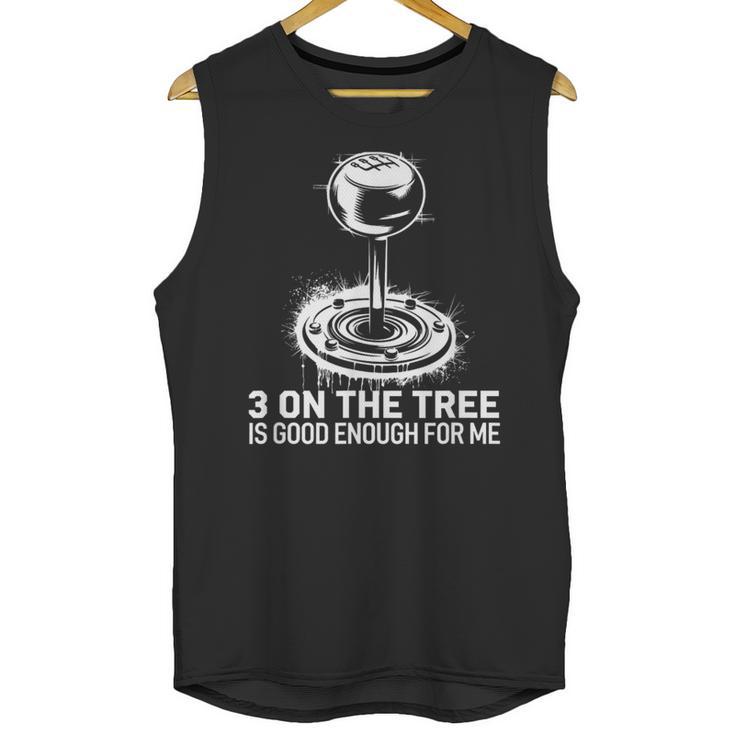 Stick Shift Nostalgia Column Shift Line Unisex Tank Top
