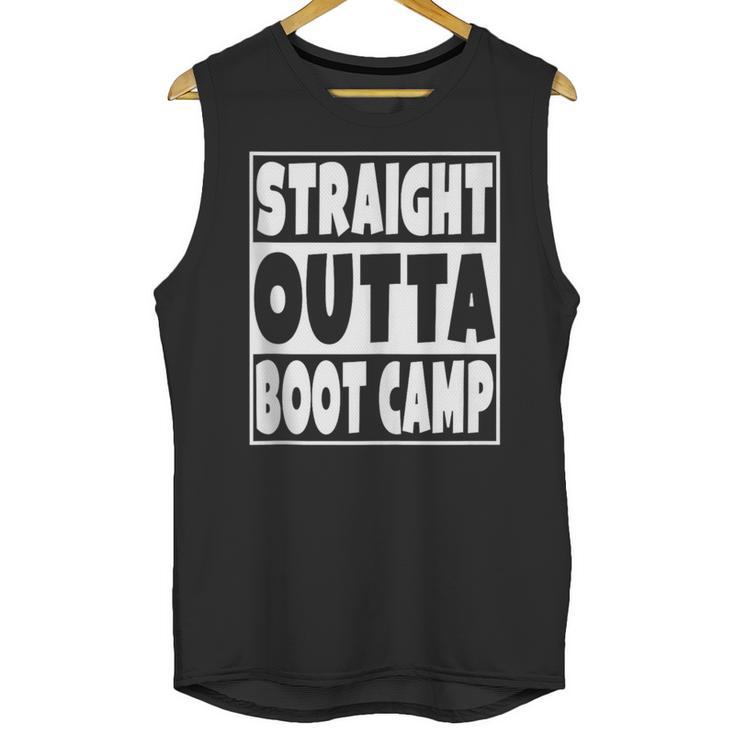 Straight Outta Boot Camp Military Basic Training Graduation Unisex Tank Top