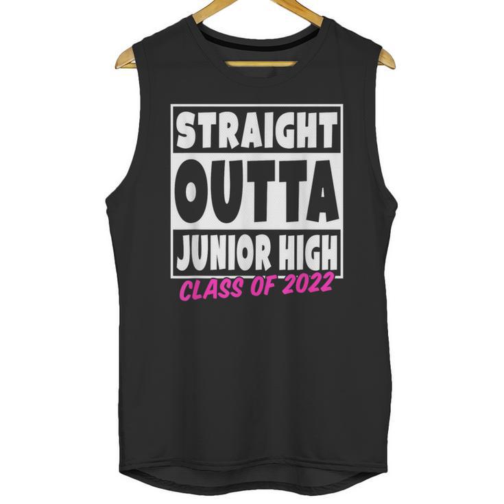 Straight Outta Junior High School Graduation Unisex Tank Top